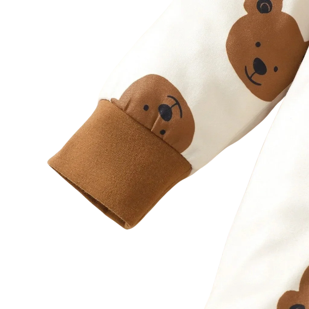 Pyjama Bébé Ourson et Bonnet