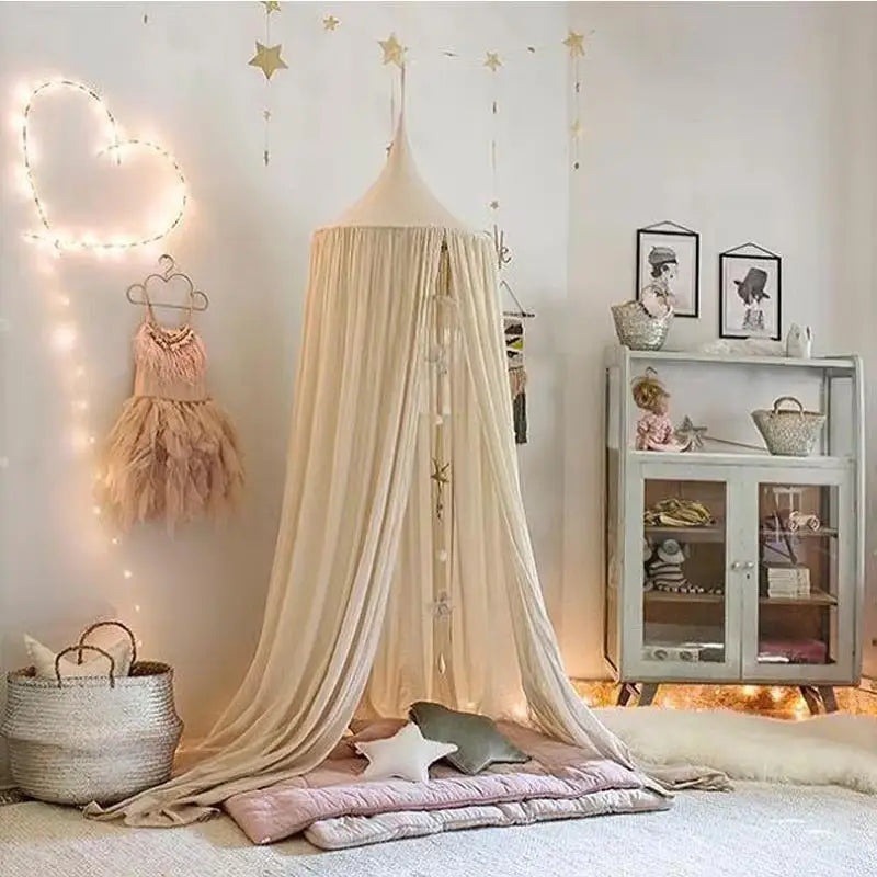 Ciel de lit bébé - Écru