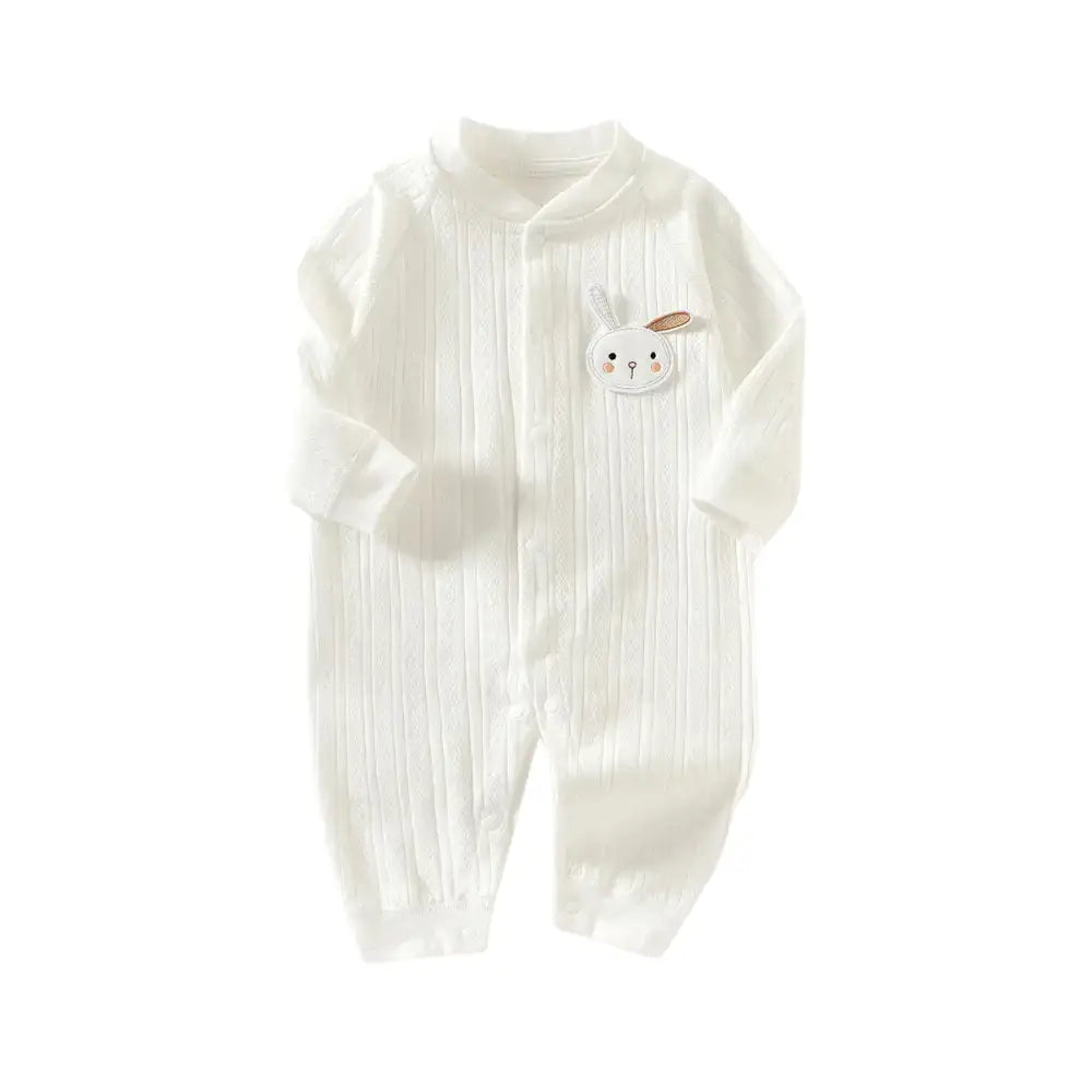 Grenouillère Bébé Mi-Saison - Motifs - Lapin / 0-3 Mois - Grenouillère