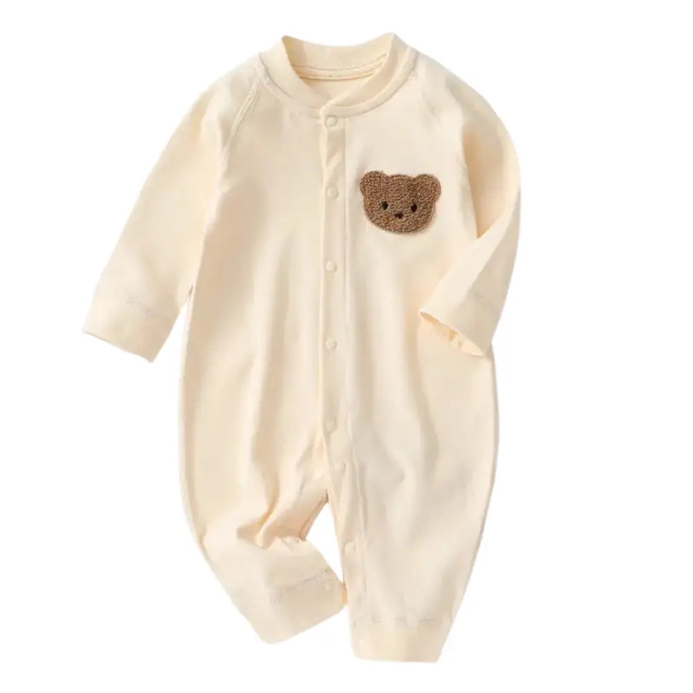 Grenouillère Bébé Mi-Saison - Motifs - Ourson / 0-3 Mois - Grenouillère