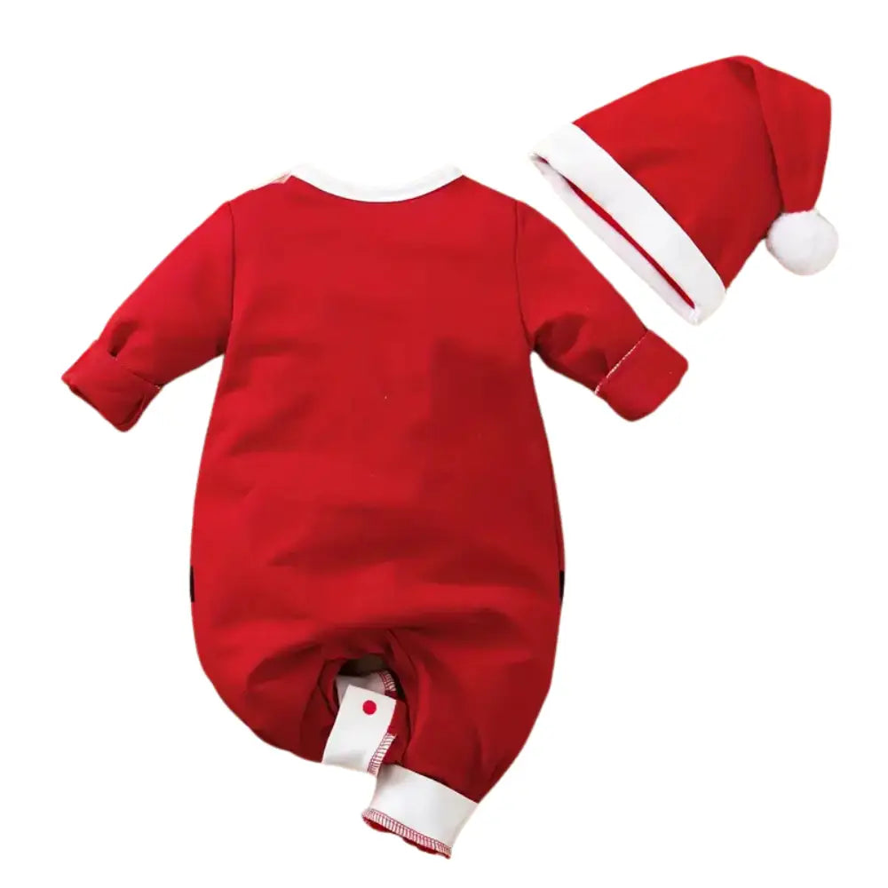 Grenouillère Bébé Noël et Bonnet - Grenouillère