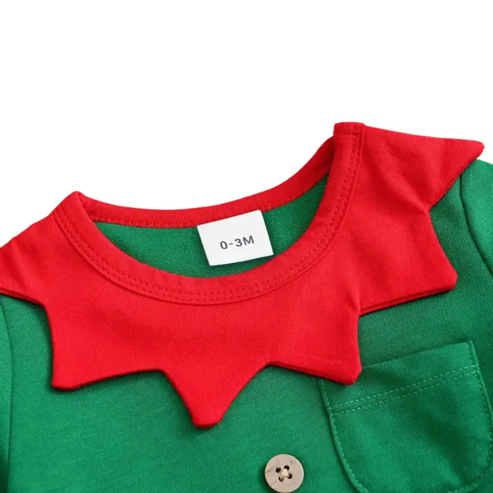 Grenouillère Bébé Noël et Bonnet - Grenouillère