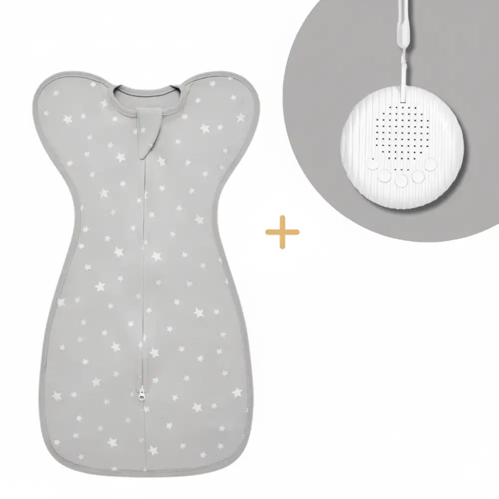 Kit Sommeil Bébé – Mes Premières Nuits (dès la naissance) - Etoile Gris / 0-3 mois