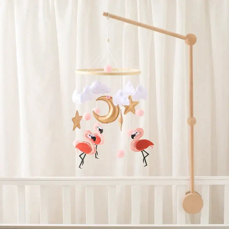 Mobile Bébé Flamand Rose