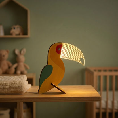 Veilleuse Bébé en Bois