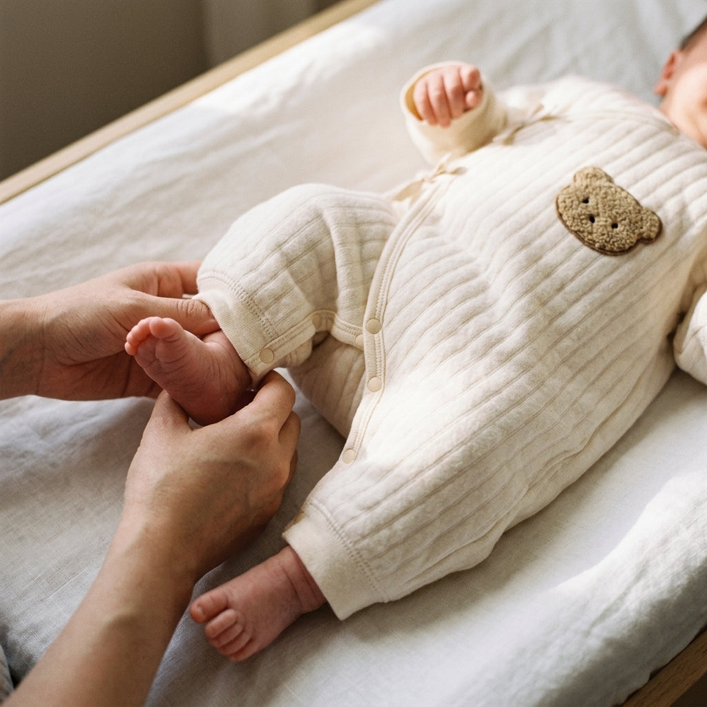Traje de bebé de entretiempo Osito