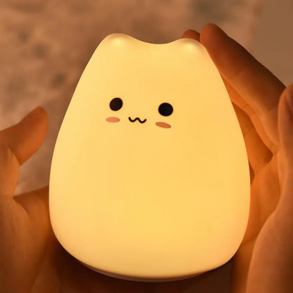 Veilleuse de chevet chaton en silicone veilleuse bebe veilleuse veilleuse de nuit veilleuse adulte