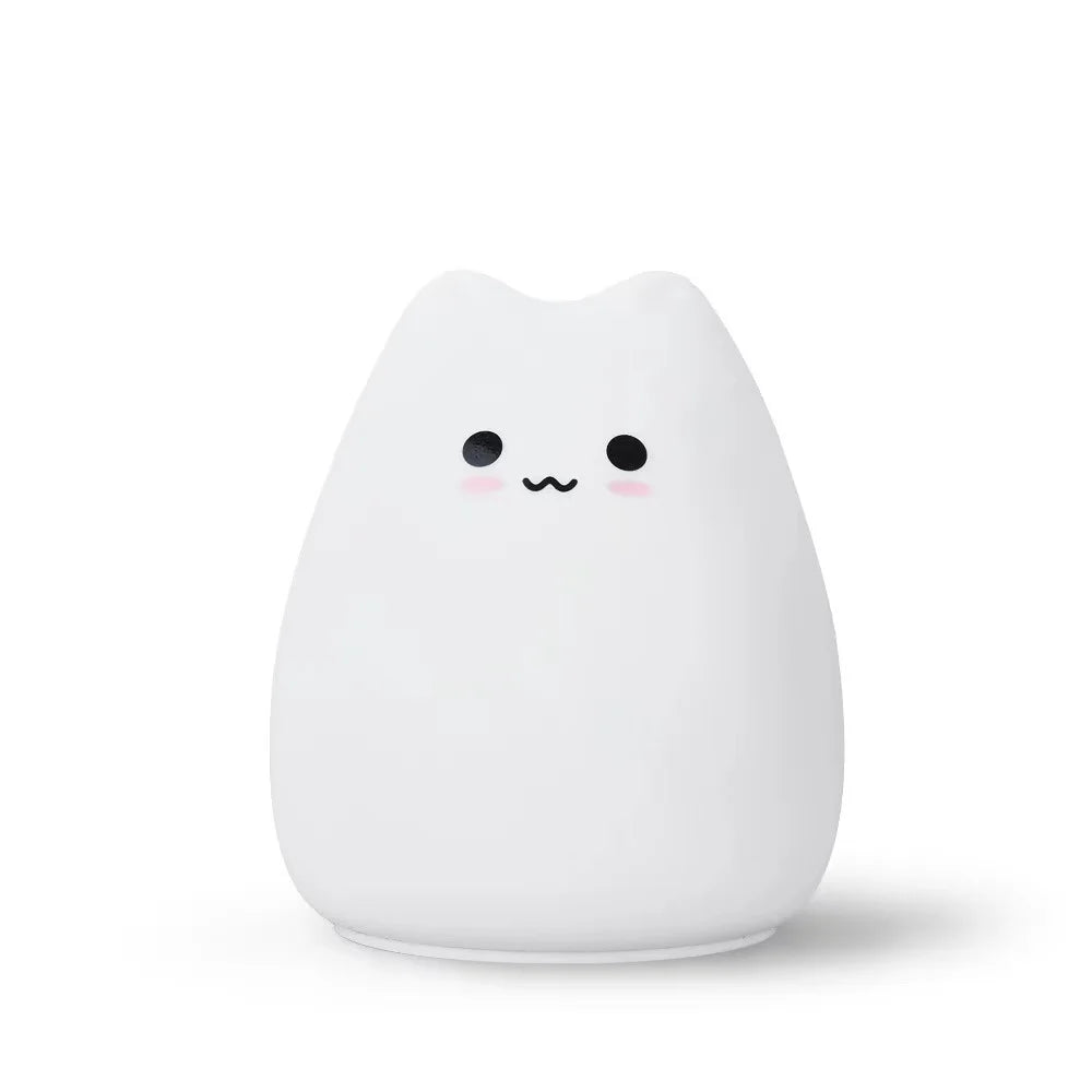 Veilleuse de chevet chaton en silicone veilleuse bebe veilleuse veilleuse de nuit veilleuse adulte