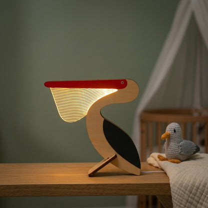Veilleuse Bébé en Bois