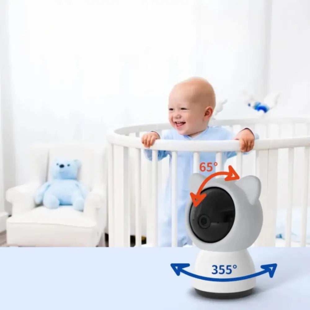 Babyphone Caméra Connecté 2en1 - Smartphone et Moniteur