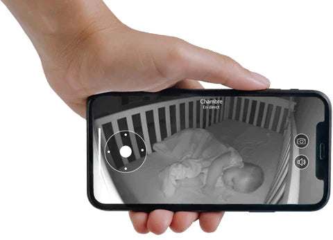 Babyphone Caméra Vidéo Connecté - 64Go