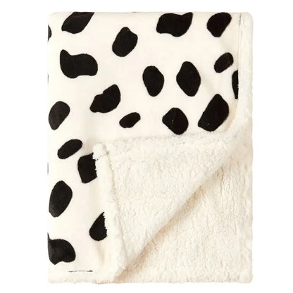 Couverture Polaire Bébé - 75 x 100 cm - Vache - Couverture