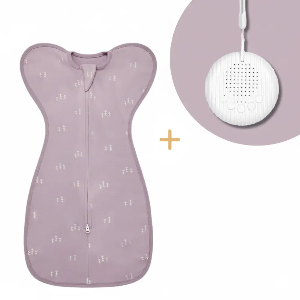 Kit Sommeil Bébé – Mes Premières Nuits (dès la naissance) - Feuillage Lila / 0-3 mois