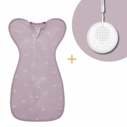 Kit Sommeil Bébé – Mes Premières Nuits (dès la naissance) - Feuillage Lila / 0-3 mois