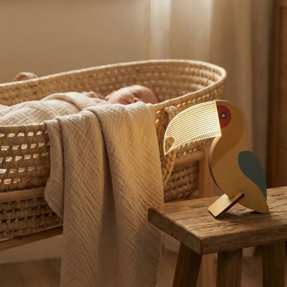 Veilleuse Bébé en Bois - Veilleuse