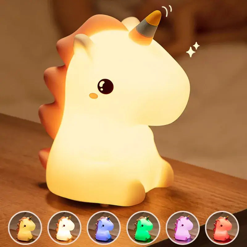 Lampe LED licorne en silicone veilleuse bebe veilleuse veilleuse de nuit veilleuse adulte