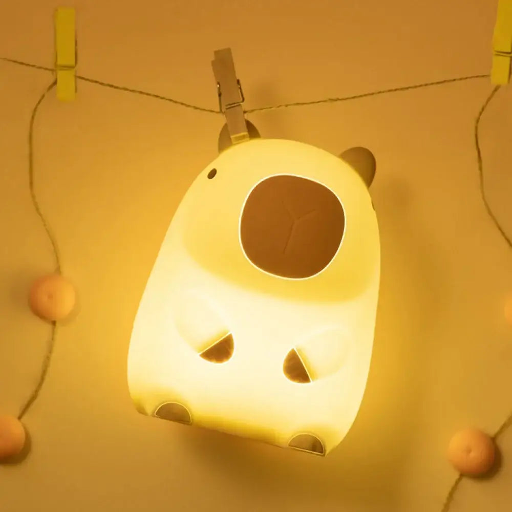 Réveil Capybara En Peluche LED – Veilleuse Chaude 4000K, Température, Batterie Rechargeable – Pour Chambre Veilleuse Détection Température Réveil Capybara En Peluche LED – Veilleuse Chaude 4000K, Température, Batterie Rechargeable – Pour Chambre Veilleuse Détection Température
