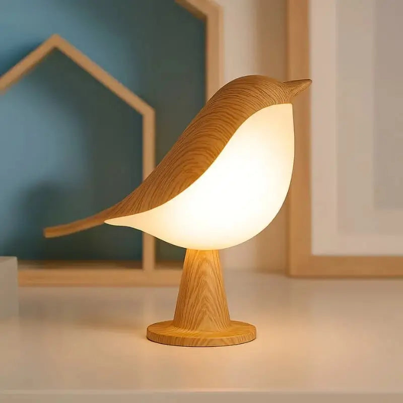 Veilleuse Oiseau en Bois
